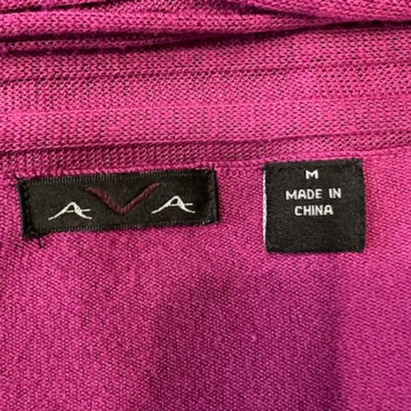 AVA SWEATER WRAP FUSCHIA SIZE MEDIUM - Picture 7 of 10